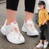 Girls shoes spring and autumn breathable new girls dad shoes medium older children little girls sports shoes children's mesh shoes