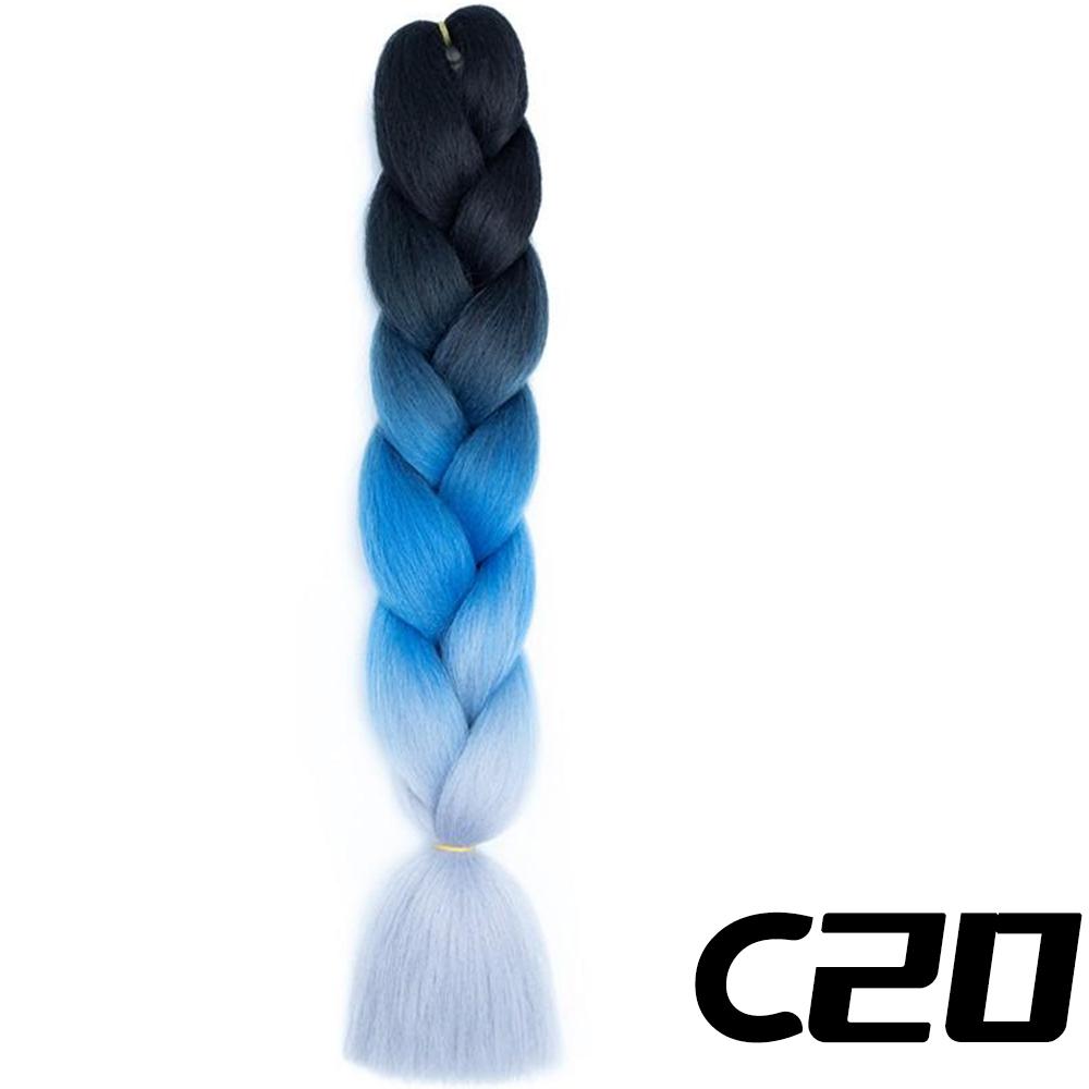MISS WIG Synthetic Long Braid Ponytail Extension Straight Sleek Wrap Around Colorful Braid Hair Extensions Ponytail Natural Soft For Women Wear