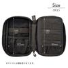 LIHIT LAB CORDURA Gadget Tool Pouch Double Pen Pouch Black A7765-24