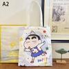 Cartoon Kawaii Canvas Bag Novelty Creative Tote Bag Daily Large Capacity Shoulder Bag Cute Handbag Gifts