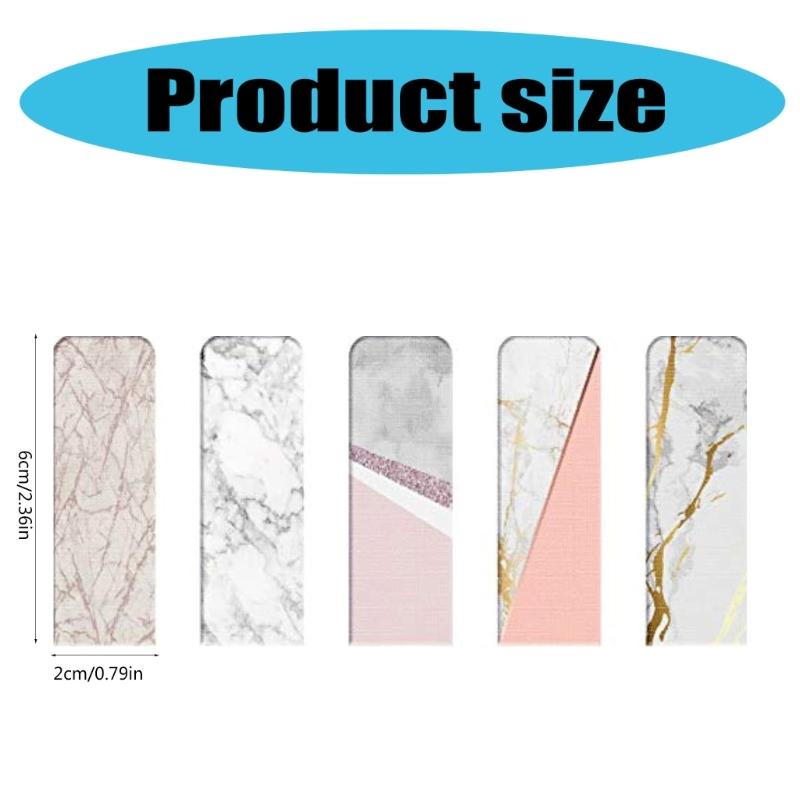 10Pieces Leather Magnetic Bookmarks Magnetic Book Page Holder Appreciation Present for Book Lover Reader Writer Teacher