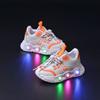 TS JYL JK135 Kids LED Sensor Basketball Shoes Mesh Upper Anti Slip Sole For Active Young Boys