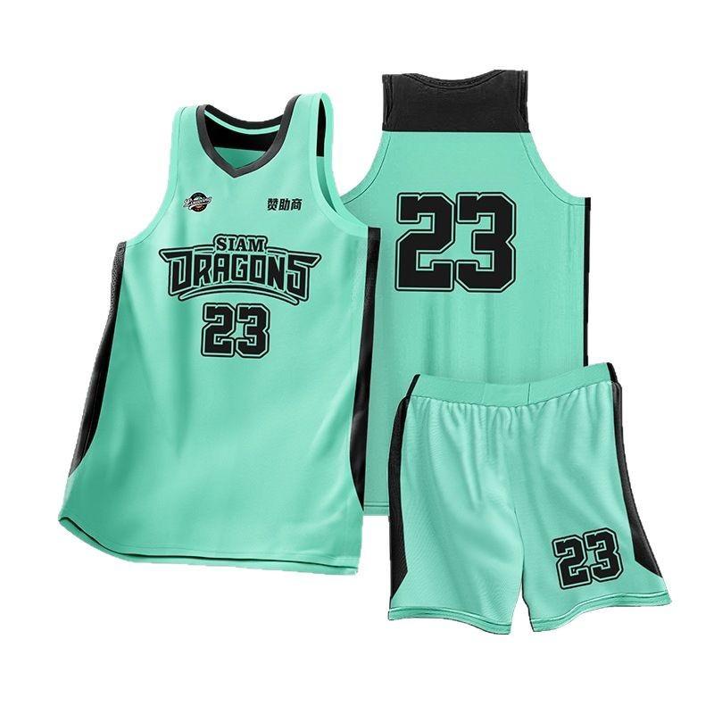 Kinder Basketball Uniform Set Schnelltrocknendes Trikot Tanktop Teamsport Trainingsspiel Jugend Sportbekleidung