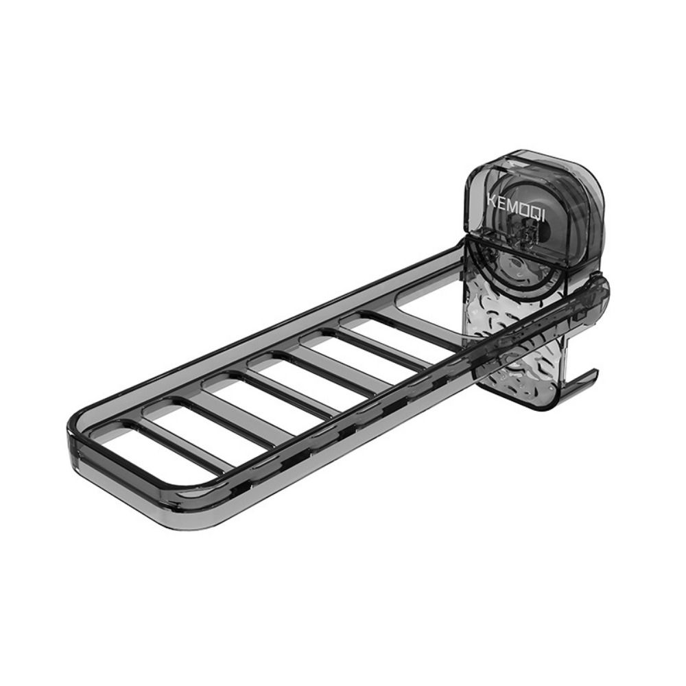 6-hole Suction Cup Clothes Hanger Wall Mounted Laundry Rack Hook Folding Clothes Rack  Balcony