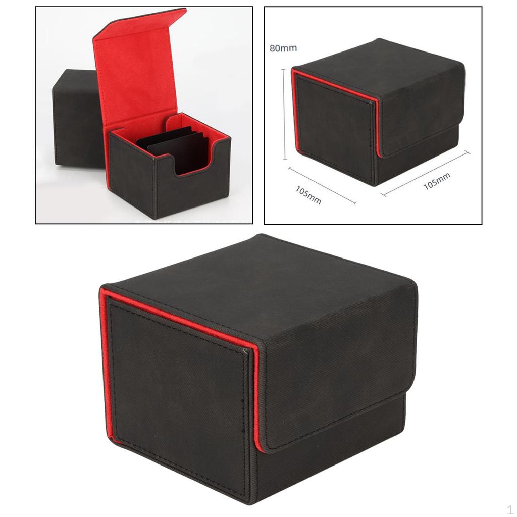 Card Deck Case with Separator Container Holder for Game