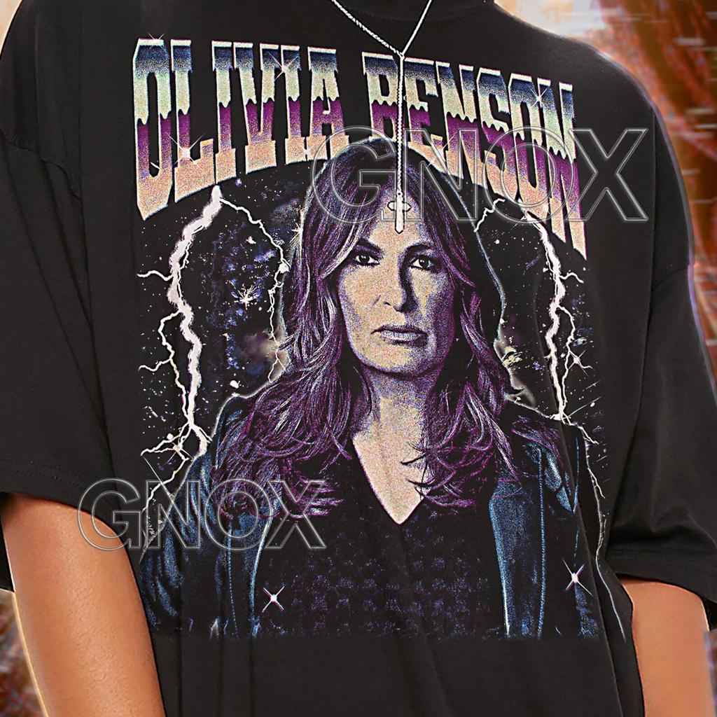 OLIVIA Benson Tshirt, Mariska Hargitay Retro Tees, Elliot Stabler, OLIVIA Benson Vintage 90's Vintage Tshirt, Elliot Olivia #ari #saf