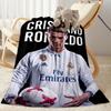 Cr7 Football Legend Blanket Soft Warm Cozy Perfect for Sofa Seaside Office for All Occasions Digital Print Suitable for Gifting Relatives and Friends