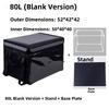 Thiened Große Mittlere Kleine Größe 62L Mahlzeit sehr Box Isoliert Wasserdicht Fast Food Tasche Picknick BBQ Zubehör Cam Ausrüstung