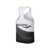 Saucony Running Training Series Comfortable Crew Neck Sleeveless Tank Top Men Tops Gray Brown SA2259TK03T-PR216