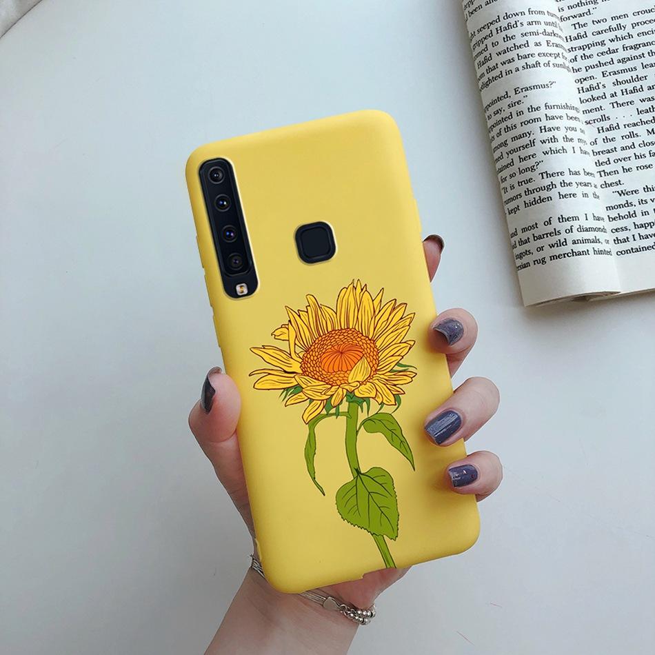 Flower Phone Case For Samsung A9 2018 A920 SM-A920F Back Cover Silicone Painted Soft Fundas for Samsung Galaxy A9 A 9 2018 Cases