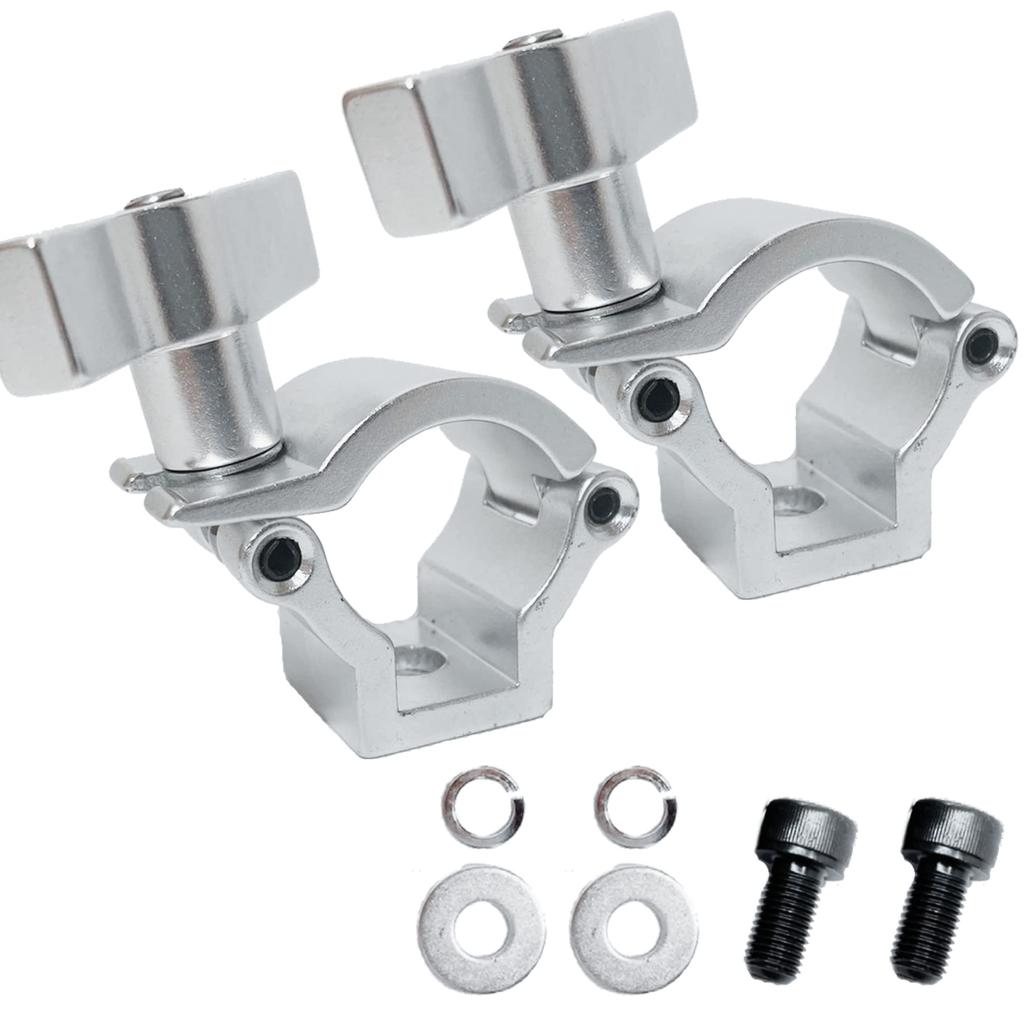 ROOOCYY Universal Fixed 4WD Off-Road Crocan Rear Mount Scoop Holder (Silver), Set of 2, T