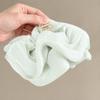 Wrinkled Edge Big Flower Hair Claw Clip Shiny Satin Fabric Hair Grips Large Bow Hair Clips  Women