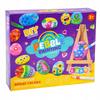 Set Creativo Fai da Te Pittura su Pietre Pennarelli Colori Colla Glitter