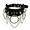 1 Stück Süß Kühl Cosplay Nieten Stern Punk Rock Gothic Damen Halsband Pu Leder Dorn Hip Hop Bondage Choker Schmuck