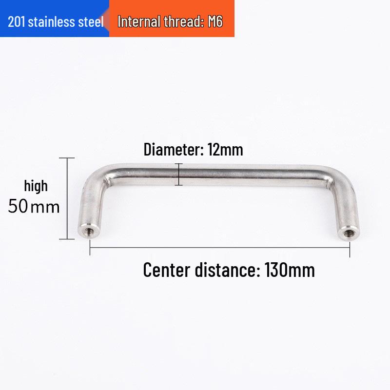 304 Stainless Steel U-Shaped Handle for Industrial Equipment and Furniture