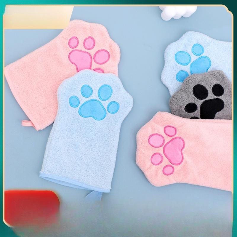 Pet Towels, Gloves, Dog-specific Quick-drying Absorbent Cleaning Towels, Cat Bath Towels, Pet Supplies
