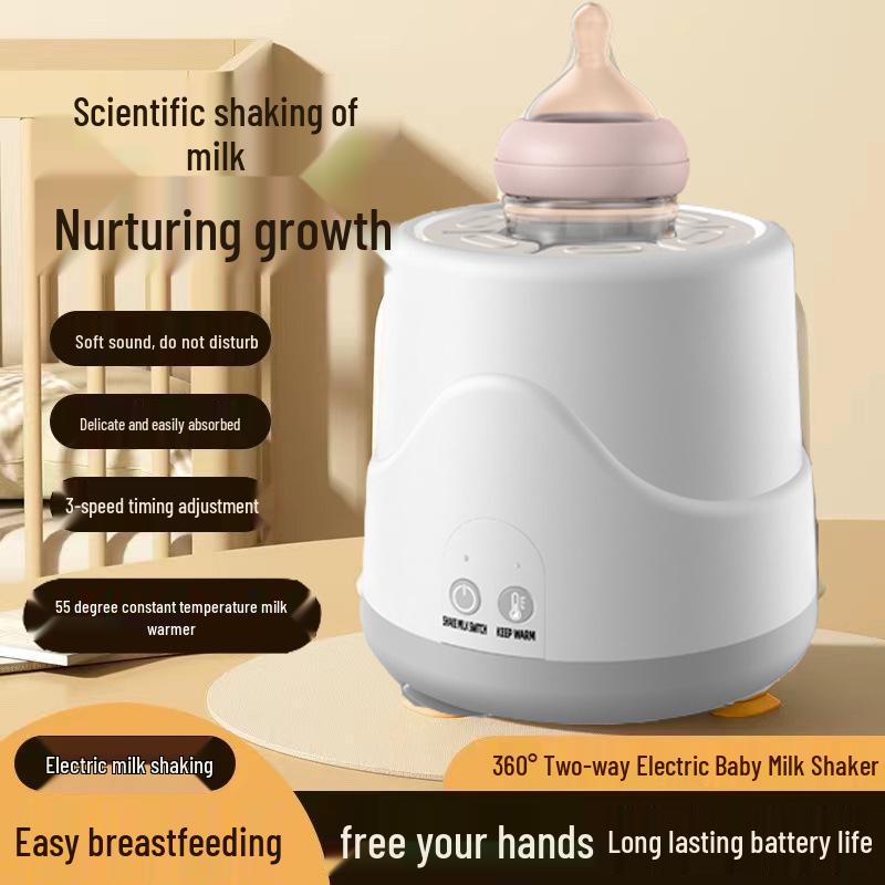 Portable Three-Speed Automatic Milk Shaker with Timer and Insulation