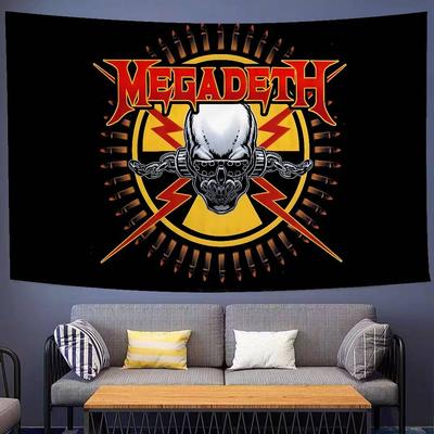 Heavy Metal Rock Roll Music M-Megadeths DIY Wall Tapestry for Living Room Home Dorm Decor Wall Art Decor