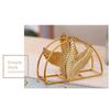 Fashion Nordic Style Vertical Napkin Dispenser Metal Vintage Gold Color Paper Organizer Desktop Size Napkin Holder Table