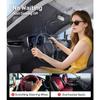 Zanch 2025 Upgraded Car Windshield Sun Shade [Cool Down By 75℉ ] With Heat Ulation Coating, Foldable Sunshade Umbrella With Flexible Handle & Ribs,