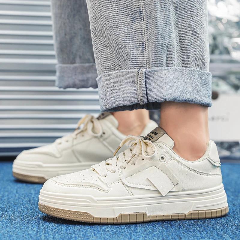 Skateboard Men's Sneakers Non-Slip Casual Shoes Sports and Leisure New All-match Soft and Comfortable Shoes for Men Fashion