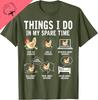 Dinge, die ich in meiner Freizeit mache Lustiges Farmer Farm Hühnerliebhaber T-Shirt Harajuku Kawayi Individuell Bedrucktes Grafisches Baumwoll-T-Shirt