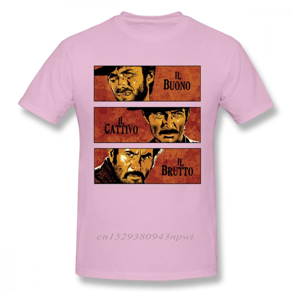 Pure Cotton Quality The Good The Bad And Ugly Graphic T Shirt For Male Il Buono Brutto Cattivo Tee Shirt Swag Unique Tshirt