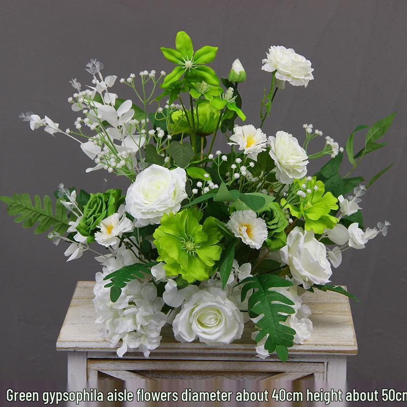 

Forest Style Artificial Wedding Aisle Flowers for T-stage Decor