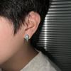 New Handmade Fashionable Retro Ear Stud Earrings - Square-shaped Ear Accessories - Unique Ear Pendants