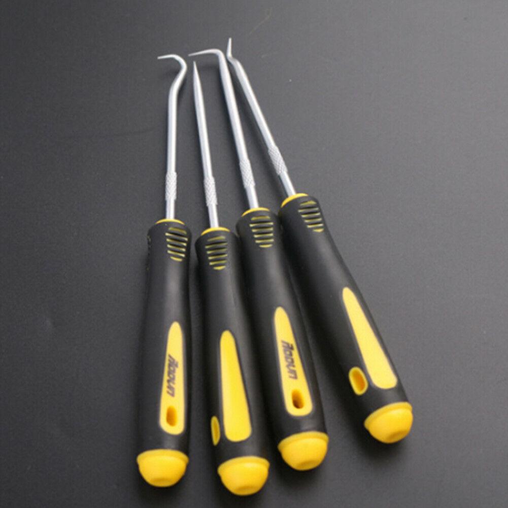 4 st/set Slitstark bilkrok oljetätning O-ring tätning Remover Set Pick Craft Handverktyg