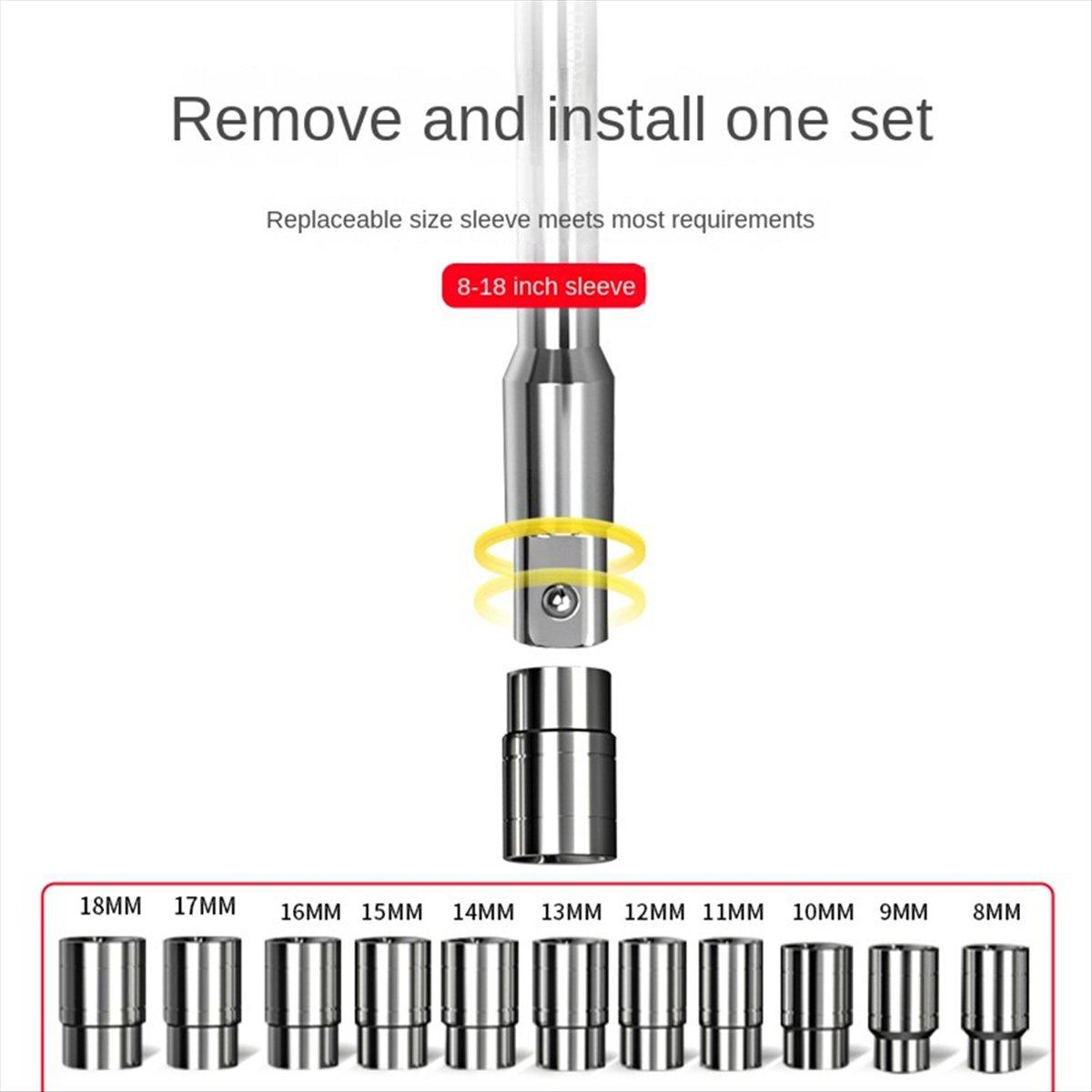 BHBL Hexagon Wrench for T Handle Hex Hex for KEY Wrench Spanner T-Type Socket Wrench Repair Universal Extension Rod China Mainland