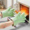 Anti-scalding Gloves Heat Insulation and High Temperature Resistance Silicone Kitchen Microwave Oven Non-slip Baking Oven Gloves Household
