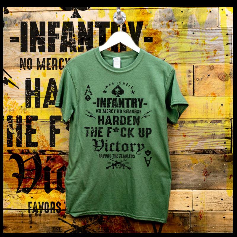 Military Infantry  Army Iraq Afghanistan Combat Veteran Infantryman Tee Unisex T-Shirt M