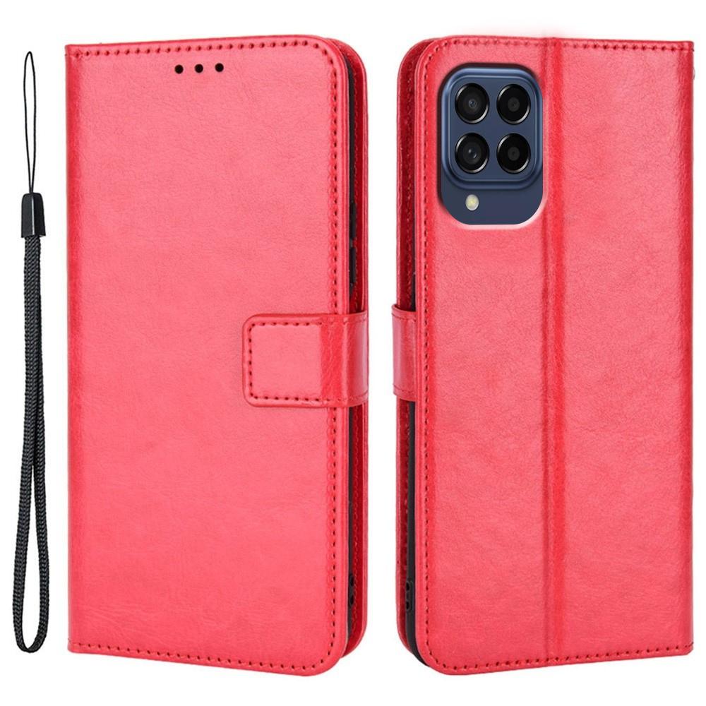 Wallet case for Samsung Galaxy M53 5G, Red