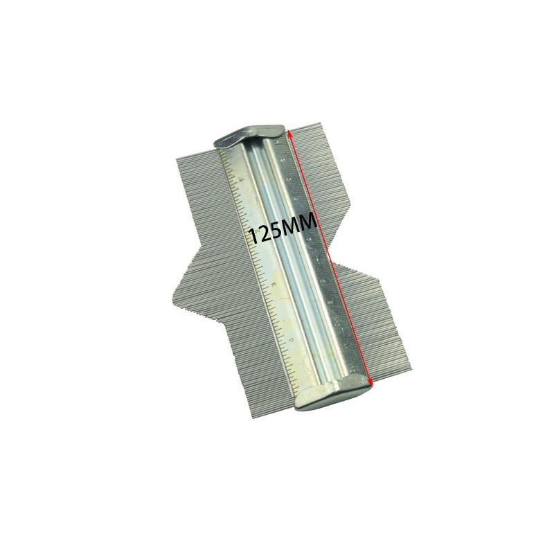 Metal Contour Gauge 5/6in Shape Duplicator Tool for Woodworking Auto Body and Metal Sheet Measuring Accurate Profile Copying