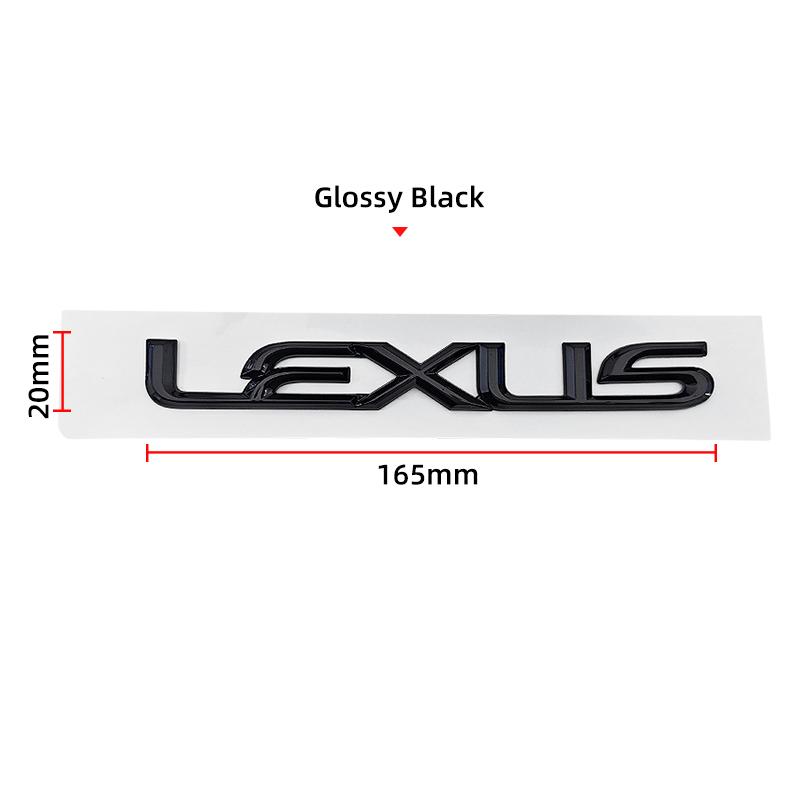 3D Car trunk letter sticker Accessory For Lexus F SPORT GX460 Ct200h IS250 ES 220D IS200 Fsport GS GX IS LS LX NX RX UX CT LC RC