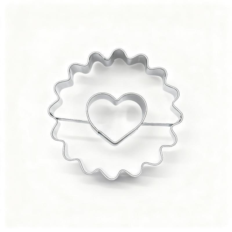 Stainless Steel Christmas Cookie Cutter Gingerbread Man Snowflake Star Shape Biscuit Mold Diy Cake Pastry Baking Making Tools