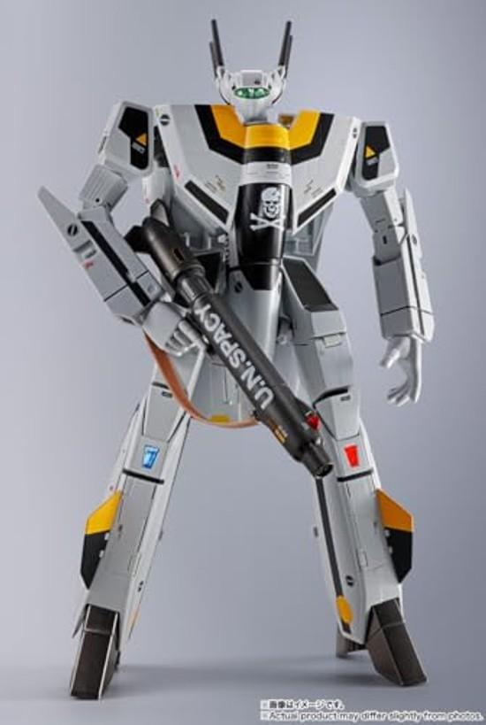 TAMASHII NATIONS DX Chogokin Macross VF-1S Valkyrie Roy Focker Special Revival Version circa 280mm realizzato ABS pressofuso PVC verniciato mobile