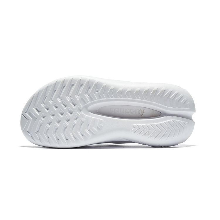 Saucony Cradle 2 Casual Versatile EVA Hollow Non-Slip Slide Sandals Unisex Sandals White Orange Black S28903-2