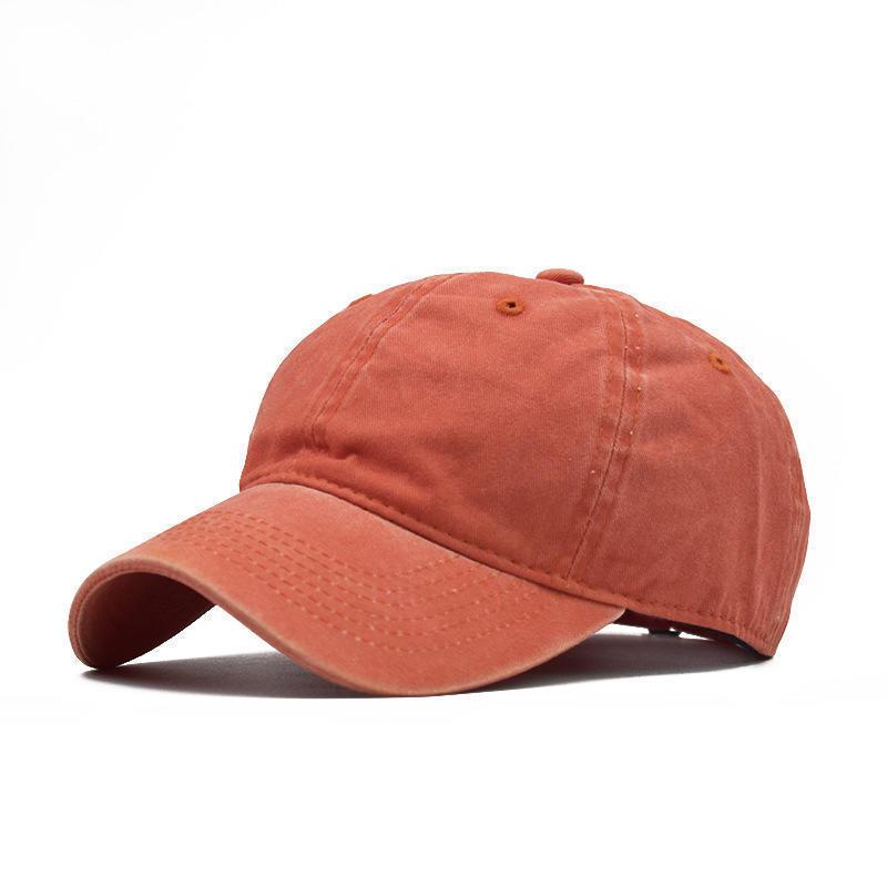 Retro Distressed Embroidered Duckbill Baseball Cap Sunshade for Men