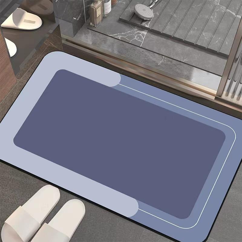 Saugfähige Bodenmatte für das Badezimmer zu Hause, rutschfeste Fußmatte für das Badezimmer