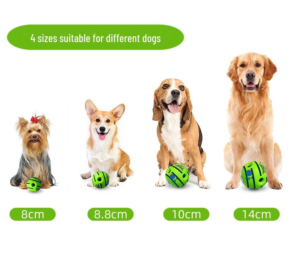 Interactive Dog Toy Balls: Chewable, Boredom-Busting Food Hiders with Sound Effects