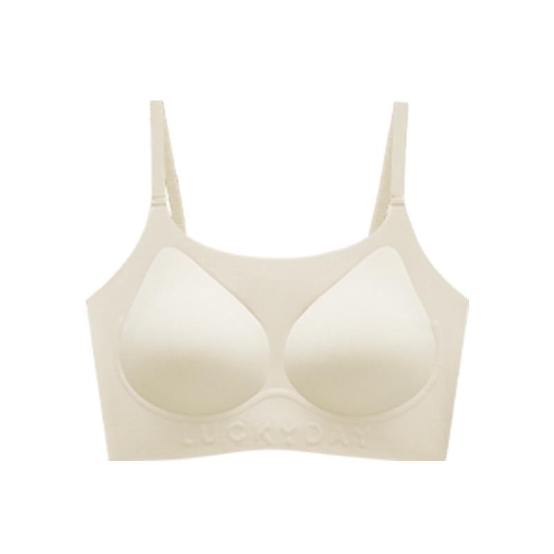 Liquid foundation invisible seamless underwear women's small breasts gather anti-sagging beautiful back bra integrated women's bra summer thin style