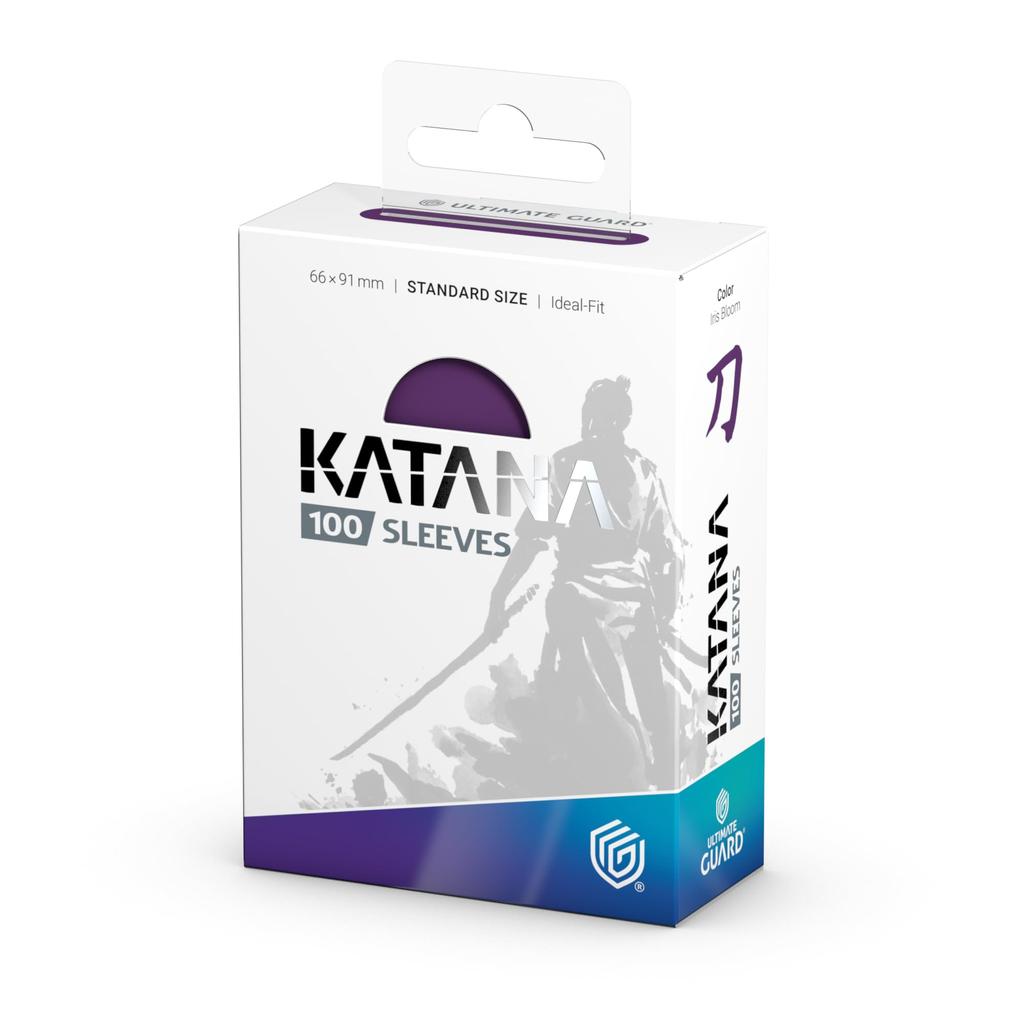 Ultimate Guard Katana Sleeve Standard Size 100 Card Sleeves Iris Bloom