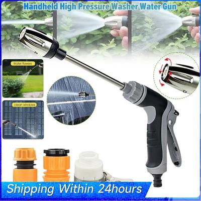 Garden Hose Pressure Power Washer W/ 360° Rotating Waterblitz High Pressure Turbowasher Pressure Washer Gun for Car Cleaning