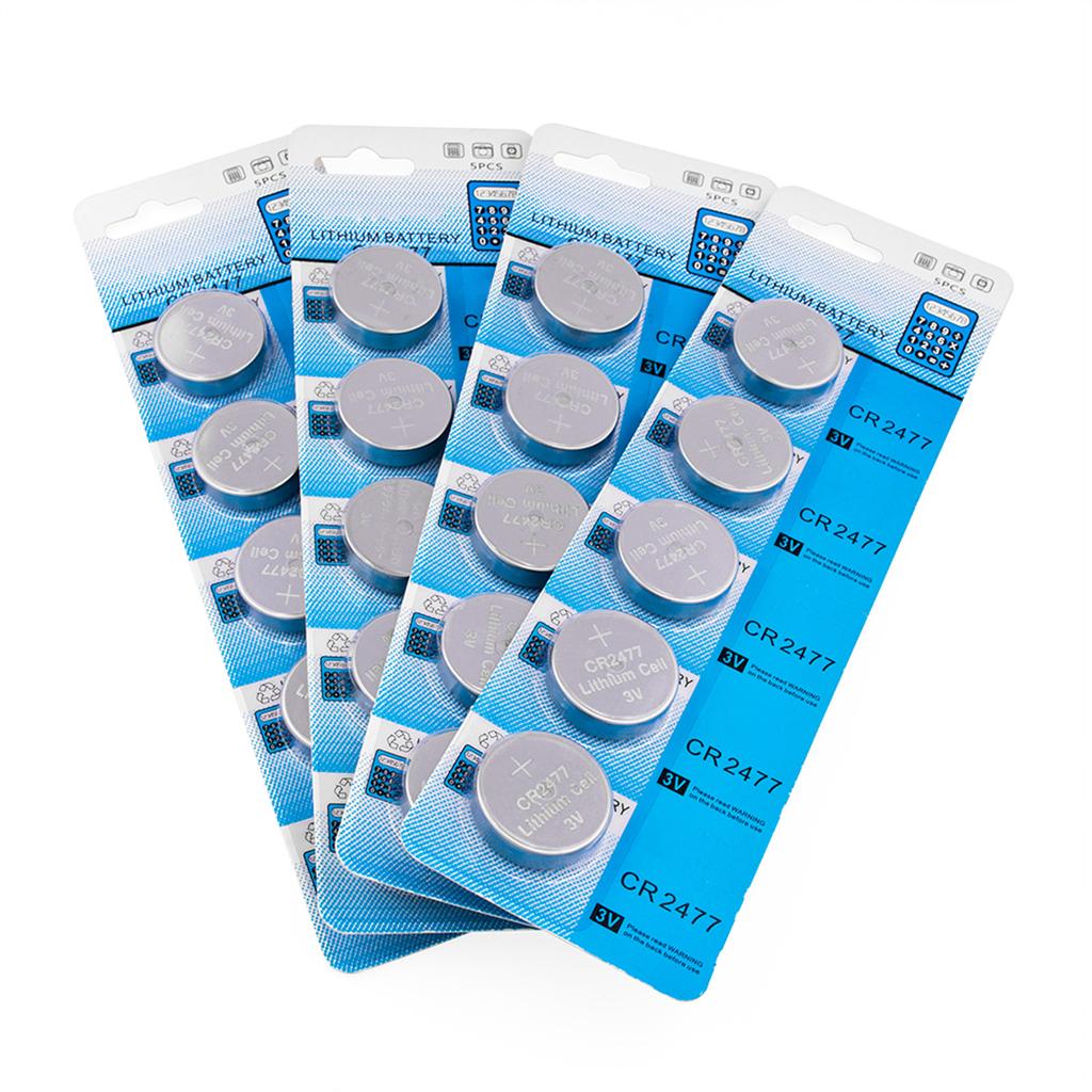 5/10Pieces CR2477 Lithium Coin Batteries Lithium Cells For Watches Calculators And Low Power Devices CR2477 Batteries