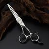 6.0" 440C Damascus Barber & Hairdressing Scissors - Straight Shears for Bangs