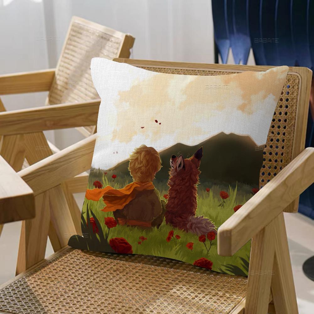 Poszewka na poduszkę Mały Książę Poszewka na poduszkę Dekoracja Poszewka na poduszkę Poszewka z nadrukiem na sofę