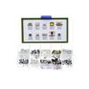 250Pcs 10-Types Tactile Push Button Switch Car Remote Control Keys Tablet Actile Push Button Touch Microswitch Assortment Kit