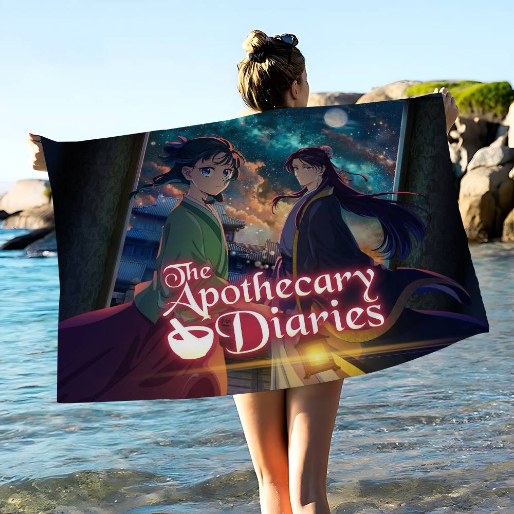 Anime The Apothecary Diaries Microfiber Beach Towel Absorbent Quick dry Soft Yoga Swimming Resort Mountain Climbing Towel